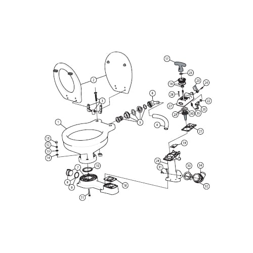 ITT Jabsco Piston/Rod/O-Ring Assembly - 29046-3000