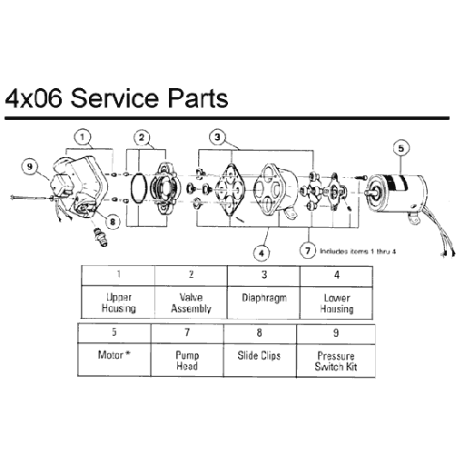Flojet Lower Housing Assembly