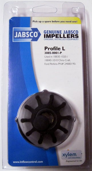 ITT Jabsco Impeller - Neoprene - 3085-0001-P