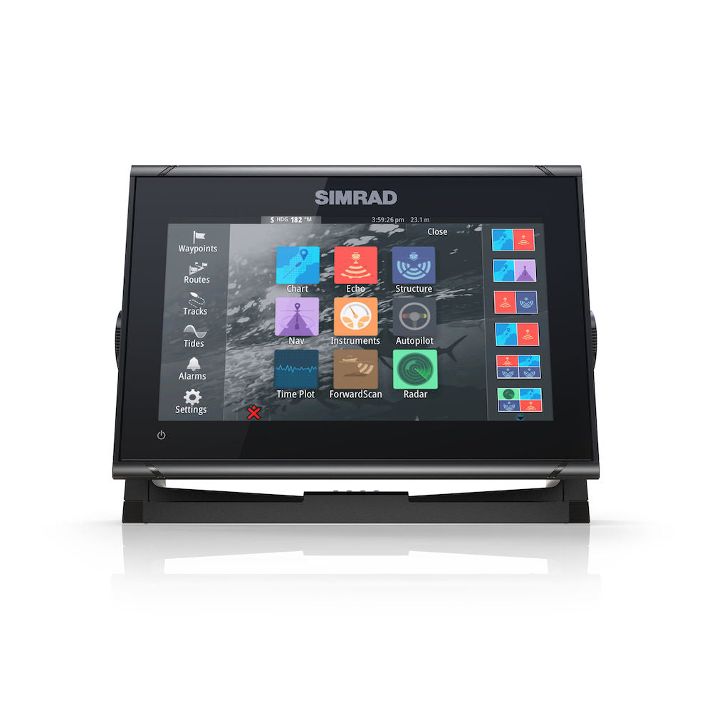 Simrad GO9 XSE 9" Multifunctional Display w/ M/H HDI Transducer