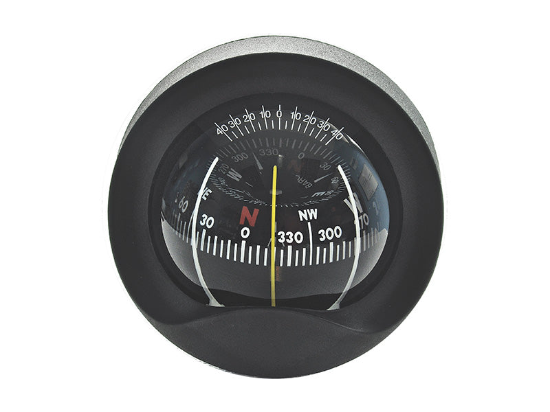 Bulkhead Compass 85mm Black  C9-0030