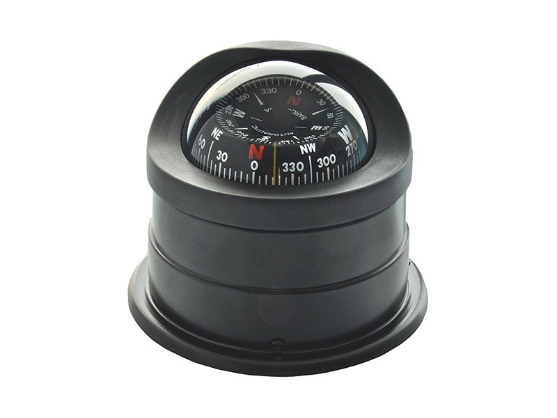 Deck Mount Compass 100mm Black C15-0049