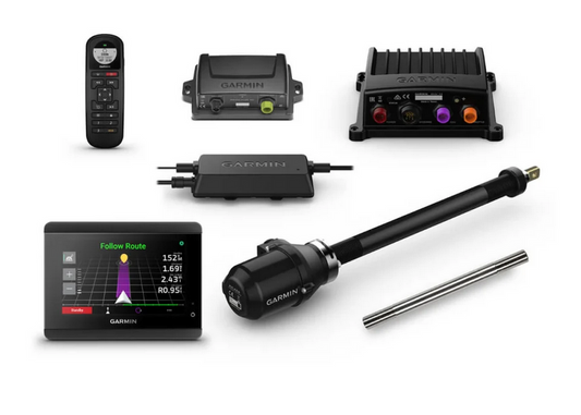 Garmin Reactor 40 Kicker Autopilot  With GHC 50 and Stainless Steel Tilt Tube - 010-02794-10