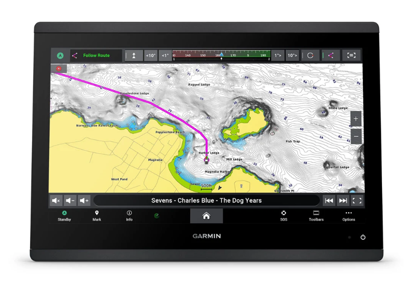 Garmin GPSMAP 1643xsv SideVÃ¼, ClearVÃ¼ and Traditional CHIRP Sonar with Mapping - 010-02919-03