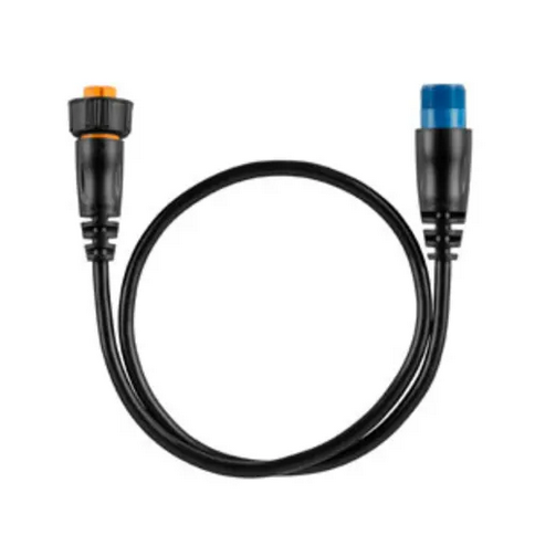 Garmin 8-pin Transducer to 12-pin Sounder Adapter Cable with XID