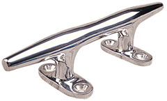 seadog cleat hollow base stainless steel 5"