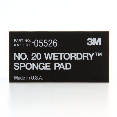 3M Pad Sponge Wetdry 2.75"X5.5" 5/Pk