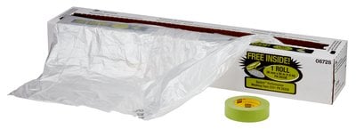 3M Paintable Plastic Sheeting 16'X400'