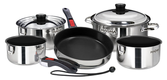 Magma Ceramica Non-Stick 10 Piece Nesting Cookware Set