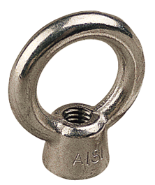 seadog eye nut 3/8nc stainless