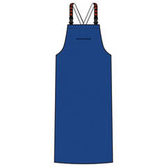 Grundens Shoreman Double Sided PVC Fishing Apron Blue