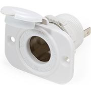 Blue Sea Systems 12 Volt Dash Socket - White - 1011200
