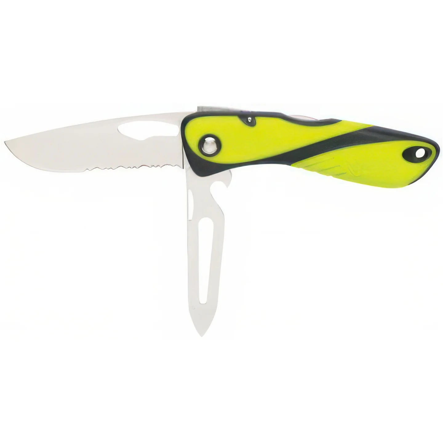 Wichard Knife Flour. W/Shackle Key & Open - Steveston Marine and Hardware