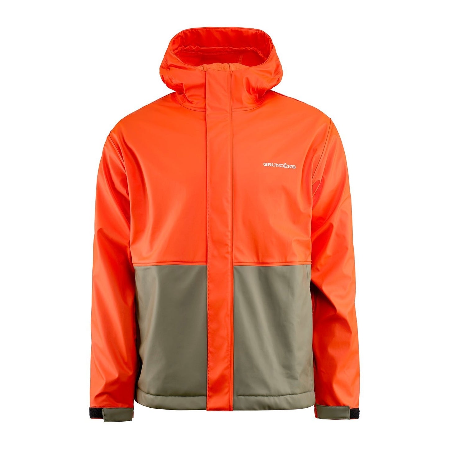 Grundens Neptune Thermo Jacket - Orange/Olive - Steveston Marine and Hardware