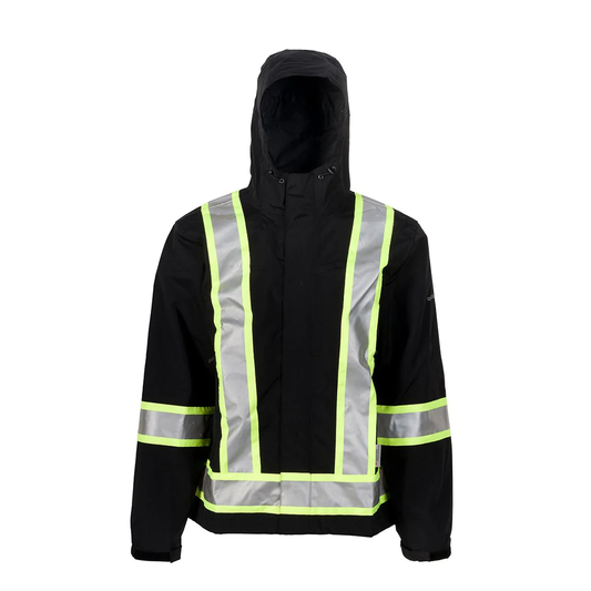 Grundens CSA Full Share Jacket Reflective Black Size XXL - 10349