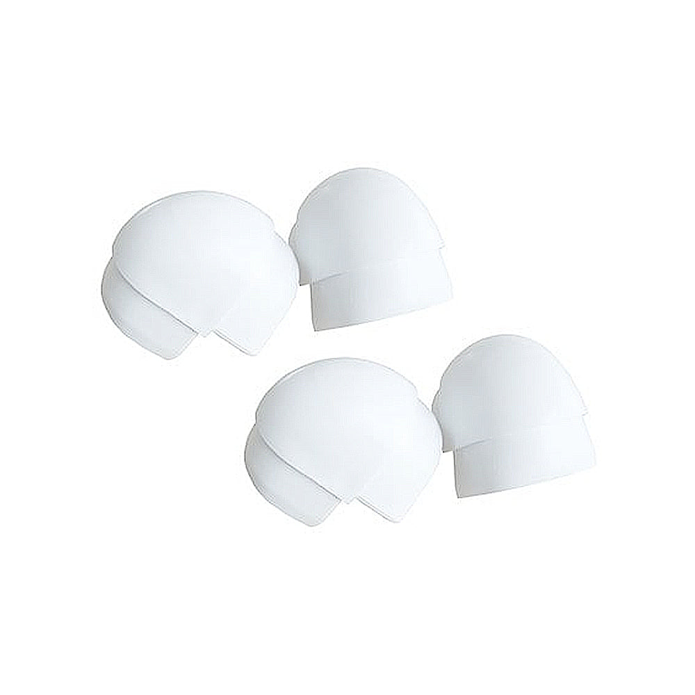 Dock Edge Outside Corner Small White 4 Pieces
