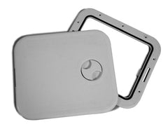 Lalizas INDUSTRIAL Access Hatch w/ Detachable Cover, 12 - 7/16" x 14 - 3/16" - Grey - Steveston Marine and Hardware