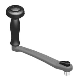 Lalizas Lofrans Winch Handle Anodised Aluminium w/ Lock and Speed Handle 10''