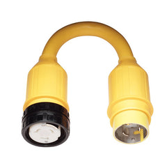 Marinco Pigtail Adapter 50A 125V Male To 50A 125 Or 250V Female-118A
