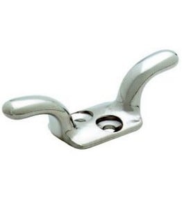 Attwood Chr.Plt.Brass Rope Cleat 2.5