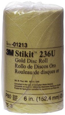 3M Marine P80 6 Stikit Disc Roll (75)