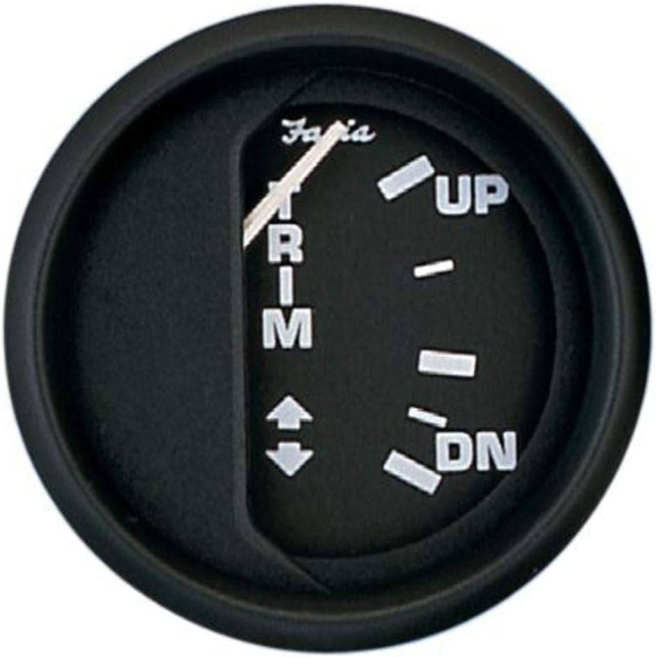 Faria Euro Trim Gauge (Mercury/Mariner/Mercruiser/Volvo DP/ Yamaha-2001 and newer) - 12828