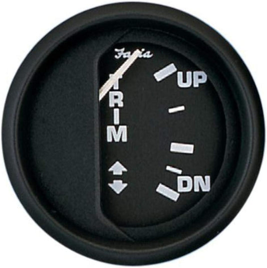Faria Euro Trim Gauge (Mercury/Mariner/Mercruiser/Volvo DP/ Yamaha-2001 and newer) - 12828