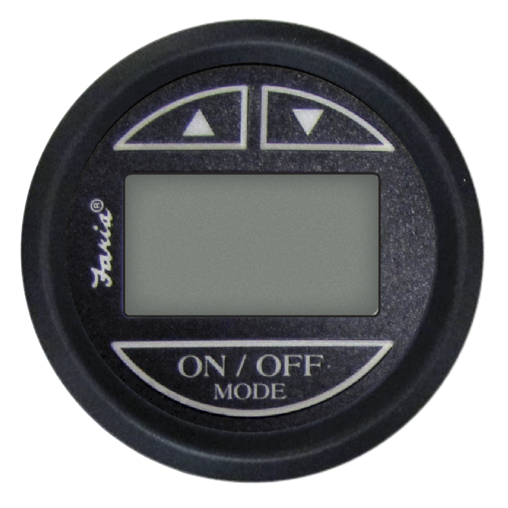 Faria Euro Black Series Depth Sounder - 12894