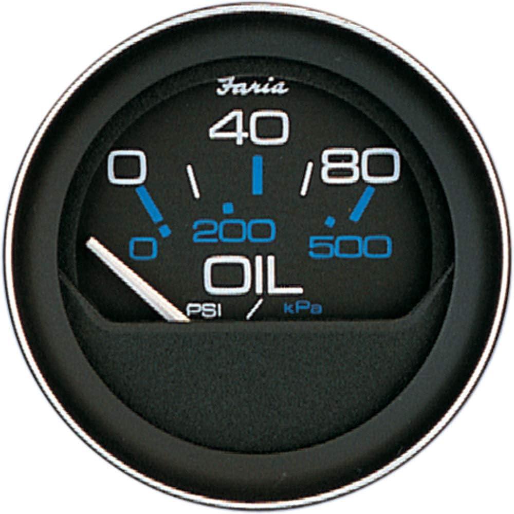 Faria Coral Oil Pressure Guage (80 PSI) - 13002