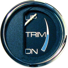 Faria Chesapeake Black Stainless Steel Trim Gauge - 13707 - Steveston Marine and Hardware