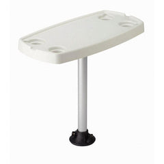 Garelick Quick Release Table Pedestal System w/ Rectangular Top
