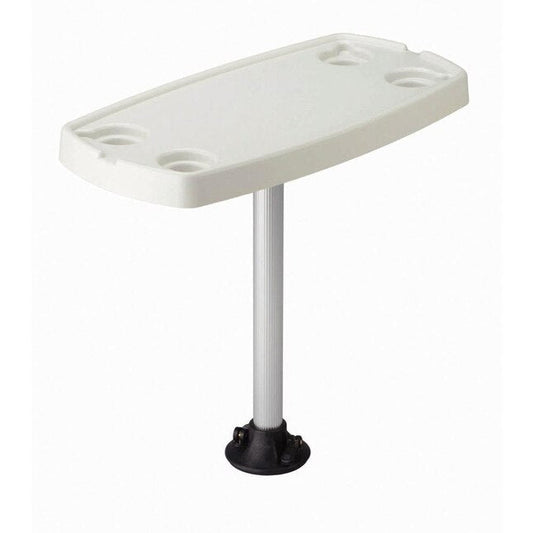 Garelick Quick Release Table Pedestal System w/ Rectangular Top