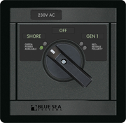 Blue Sea Systems 230V AC Rotary 65A OFF 2 Sources - 1486