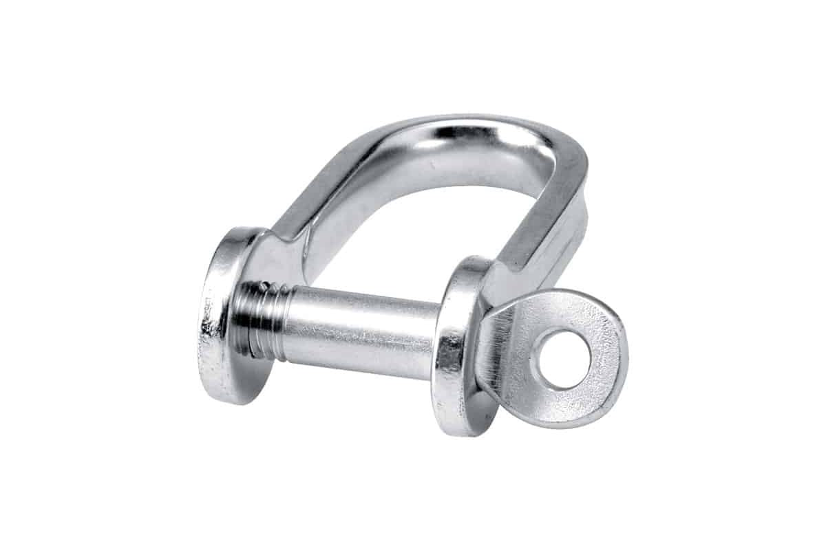 Bluewave Stainless Steel D-Shackle 3/16 Screw Pin