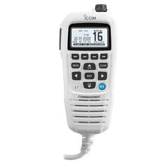 Icom HM195GW Command Mic IV White - Steveston Marine and Hardware