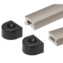 Barton Nylon Track End Caps Size 0 BB Traveller (Pair) - 18-001