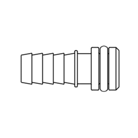 ITT Jabsco 3/8" Straight Hose Barb 1GPM - 2/PKG