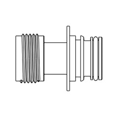 ITT Jabsco 3/4" Straight Garden Hose Thread 6GPM - 1/PKG