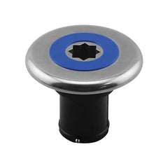 Lalizas INOX Deck Filler 2" (38 mm), with Blue Cap, for Water,