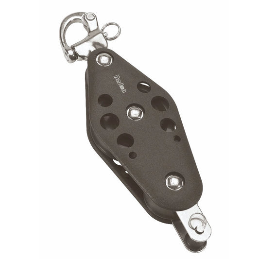 Barton Size 5 38/64mm Plain Bearing Pulley Block Fiddle Snap Shackle & Becket - N05-441