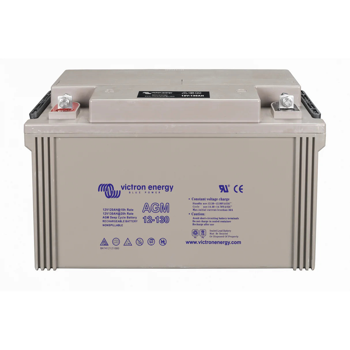 Victron AGM 12V/130Ah Deep Cycle Battery - BAT412121084