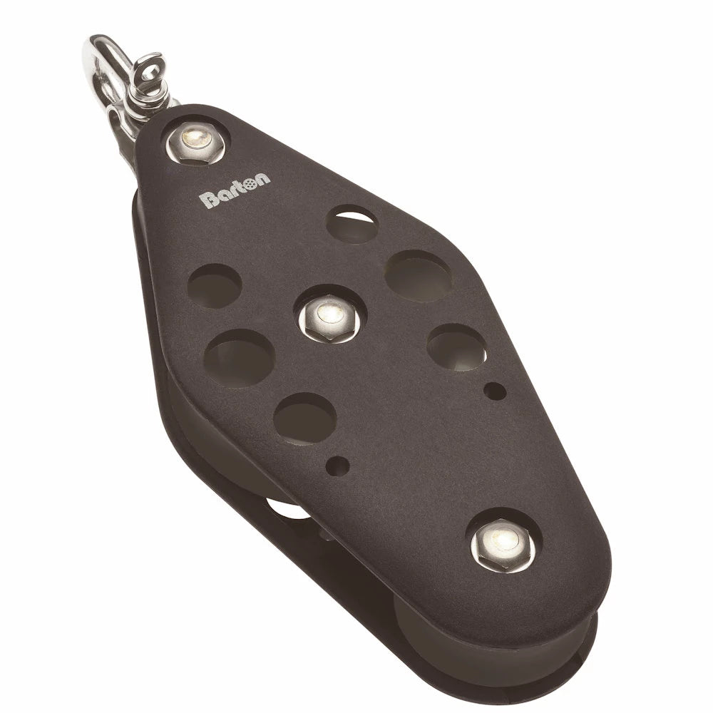Barton Size 6 44/72mm Plain Bearing Pulley Block Fiddle Reverse Shackle - N06-420