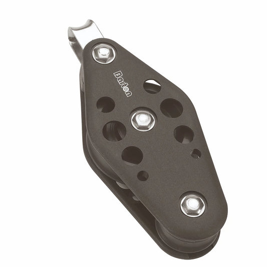 Barton Size 5 38/64mm Plain Bearing Pulley Block Fixed Eye Fiddle - N05-410