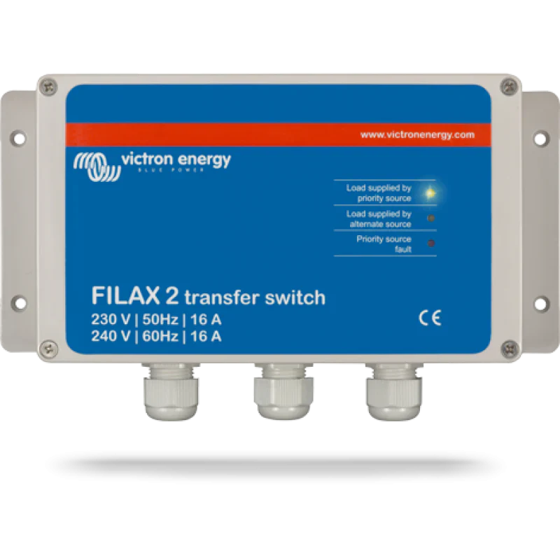 Victron Filax 2 Transfer Switch CE 110V/50Hz-120V/60Hz - SDFI0000110