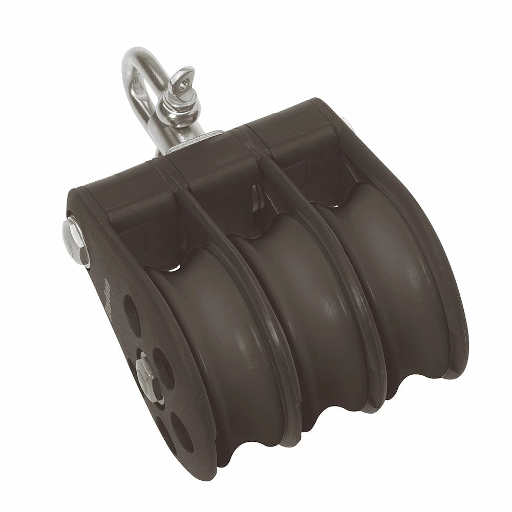 Barton Size 5 54mm Plain Bearing Pulley Block Triple Swivel - N05-330