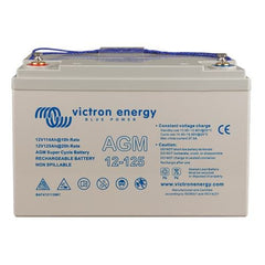 Victron AGM 12V/125Ah Super Cycle battery M8 - BAT412112081
