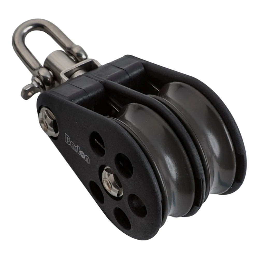 Barton Size 5 54mm Plain Bearing Pulley Block Double Block & Swivel - N05-230