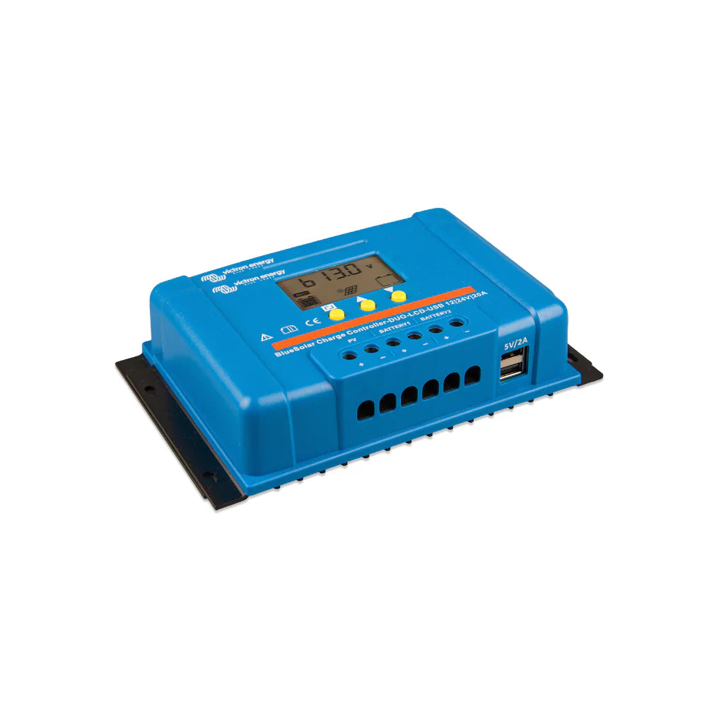 Victron Blue Solar PWM DUO-LCD & USB 12/24V-20A - SCC010020060