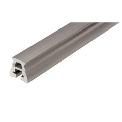 Barton Alum Beam Track Size 2 Bb Trav Per M (Black Anodized) (24-003B)