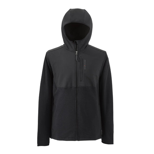 Grundens Bering Fleece Pro Full-Zip Hoodie - Black - Size L